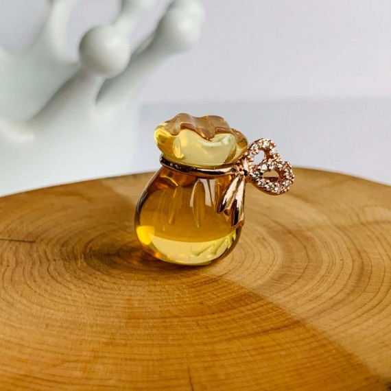 Citrine money bag